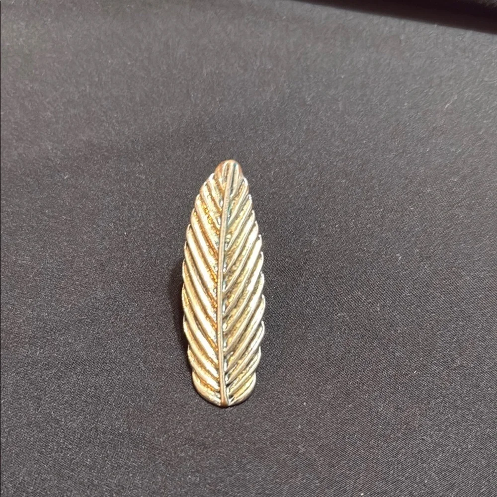 Gold and Silver Leaf Ring